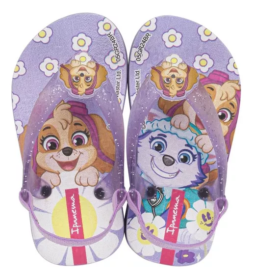 Chinelo Ipanema Patrulha Canina Baby Meninas