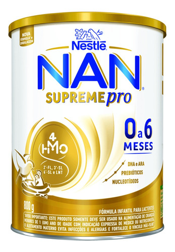 Leite Em Pó Nestlé Nan Supreme 1 Em Lata 0 A 6 Meses 800g
