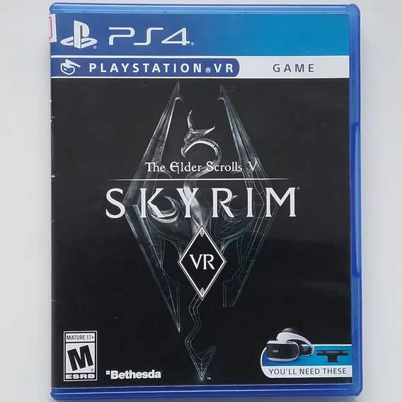 Skyrim Vr The Elder Scrols V Ps4 Mídia Física Perfeito