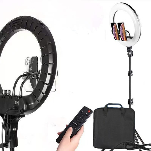 Anel De Luz Led Ring Light Iluminador Profissional Aro 18pol