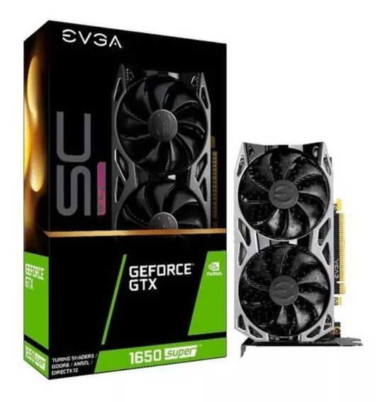 Placa de vídeo Nvidia Evga  SC Gaming GeForce GTX 16 Series GTX 1650 SUPER 04G-P4-1357-KR 4GB