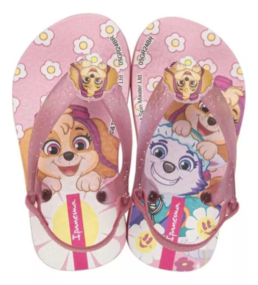 Chinelo Infantil Ipanema Patrulha Canina Baby Friends