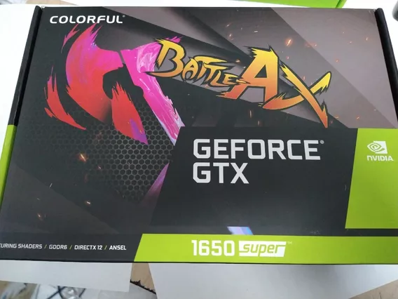 Caixa Plc Vídeo Colorful  Geforce Gtx 1650 Super 4gb - Ddr-6