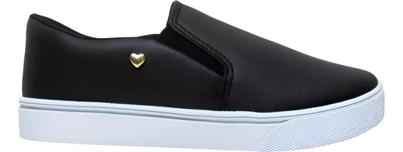 Tênis Feminino Slip On Calce Fácil Confortável Leve E Macio