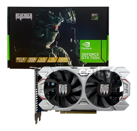 Gpu Nvidia Placa Vídeo Geforce Gtx 750ti Hdmi 2gb Revenger