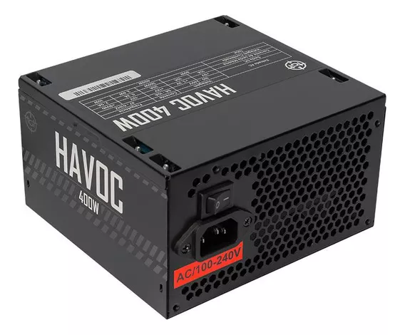 Fonte Tgt Havoc, 400w, 80 Plus White, Tgt-hv400-bk01