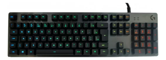 Teclado Mecânico Gamer Logitech G512 Carbon com Layout ABNT2