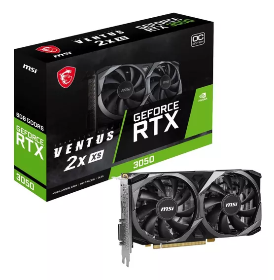 Geforce Rtx 3050 8gb Gddr6 - Msi Ventus 2x - 912-v809-4266