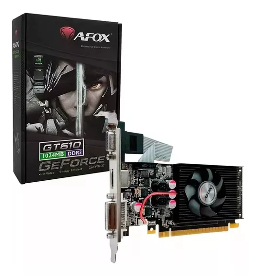 Placa De Vídeo Afox Nvidia Geforce Gt610 1gb Ddr3