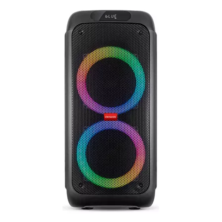 Caixa de Som Aiwa AWS-PB-01 Linha Party, Portátil, Preta, Bivolt 110V/220V, com Bluetooth e LED