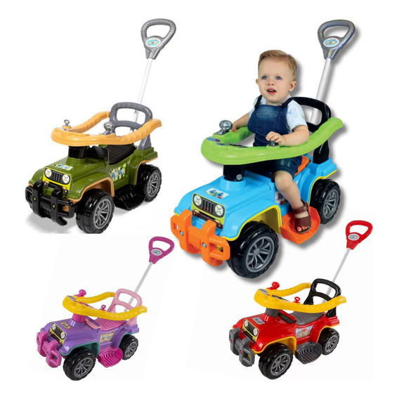 Carrinho De Passeio Infantil Empurrador Bebe Mini Jipe Jeep