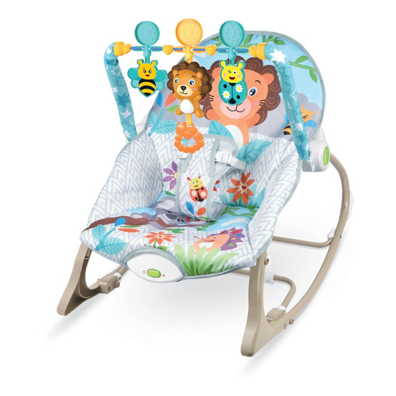 Cadeira De Descanso E Balanço Funtime Maxibaby 18kgs - Leão