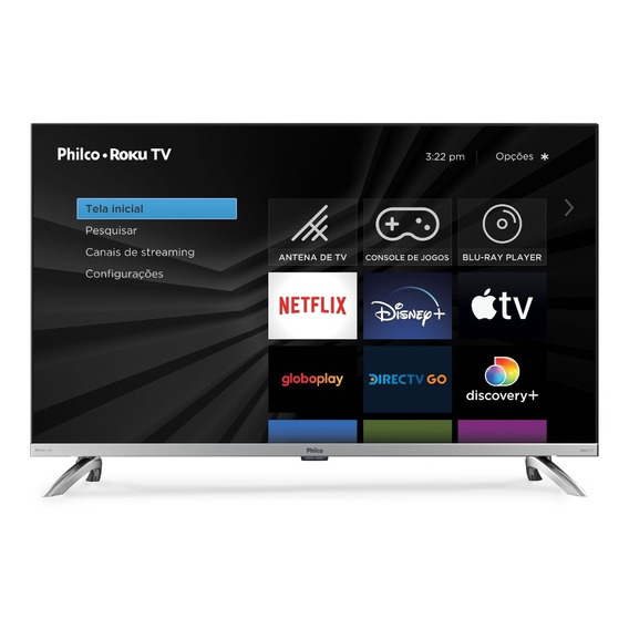 Smart Tv 32'' Ptv32g7pr2csblh Roku Led Philco Bivolt