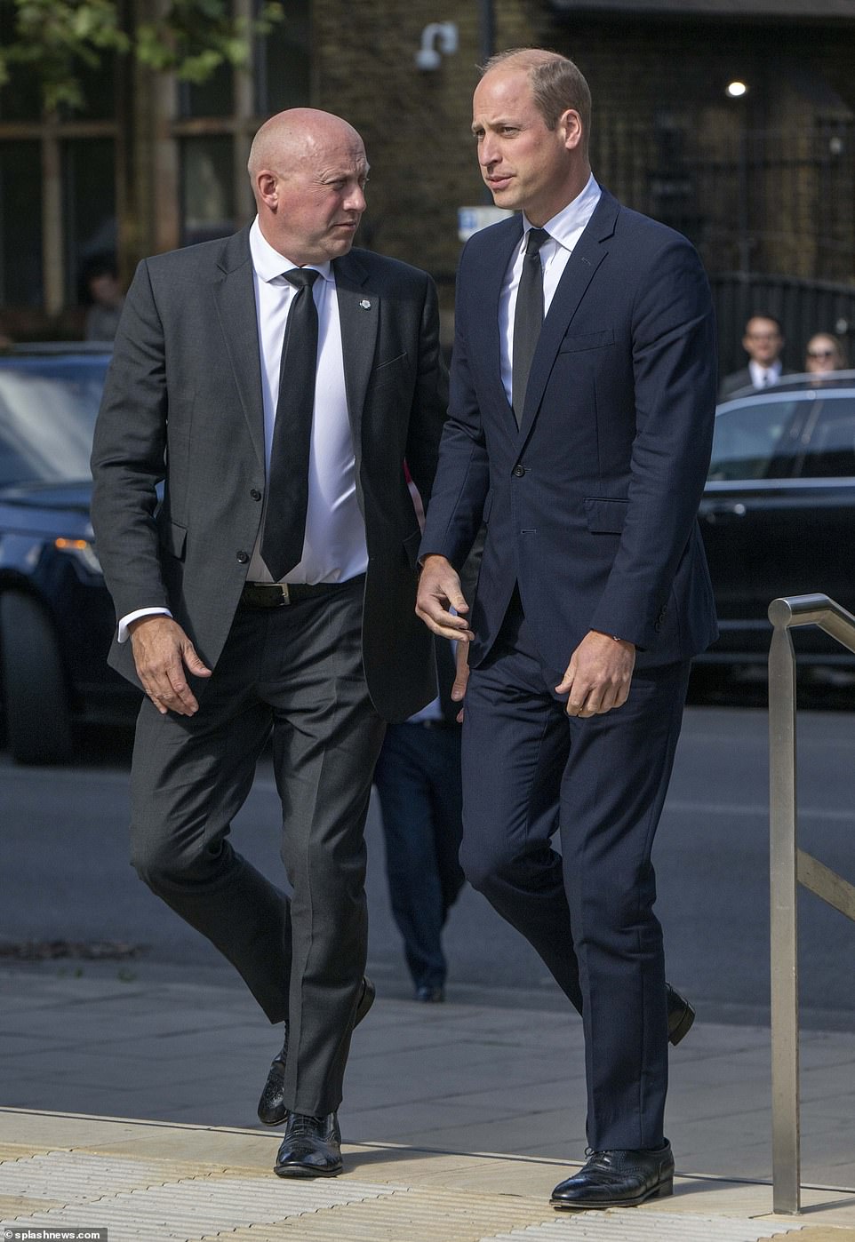 William, Prince of Wales joins King Charles III for a visit to Lambeth Met HQ