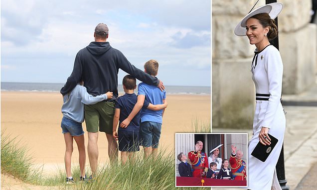 REBECCA ENGLISH: Kate's touching picture tribute to her 'rock' William with charming