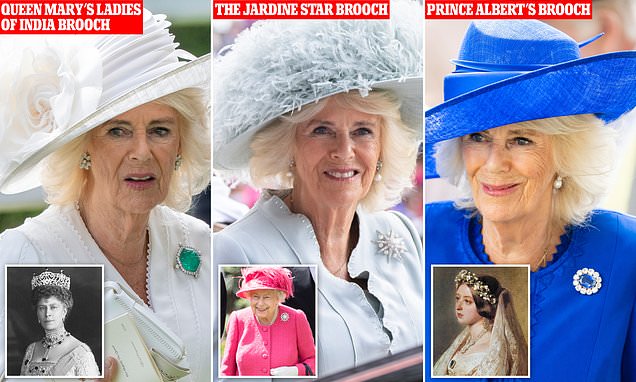 How Queen Camilla dug deep in the Palace jewel vaults for Royal Ascot: Her Majesty wore