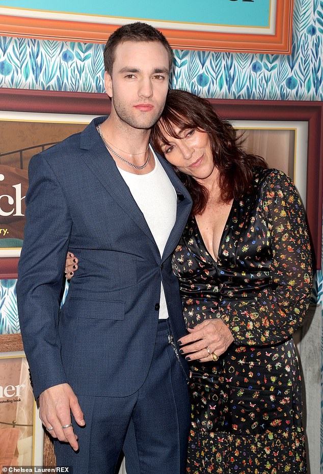 White and his mother Sagal were pictured at an event in October of 2019 in LA