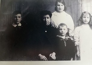 Julie Cook's great-grandmother Emily Bessant, with four of her five children, was left destitute by the death of her husband William on the Titanic