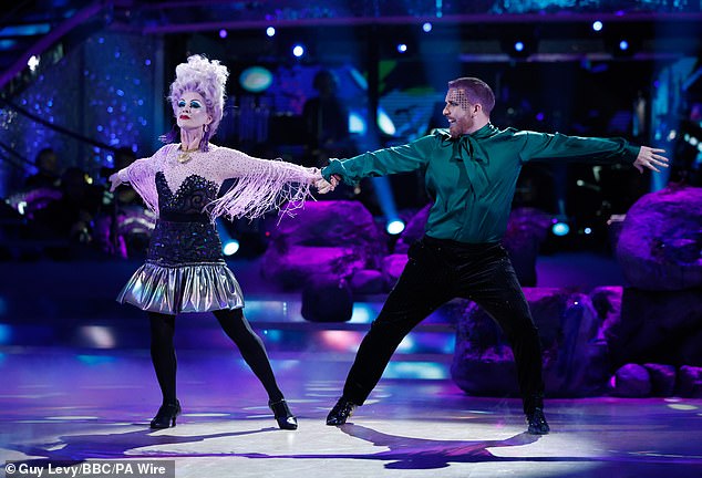 Toyah told Tess Daly about her time on the show: 'It's been the best two months of my life, it has been fantastic. I have enjoyed every second. And you [Neil] have been phenomenal, thank you so much.' (pictured performing on Saturday)