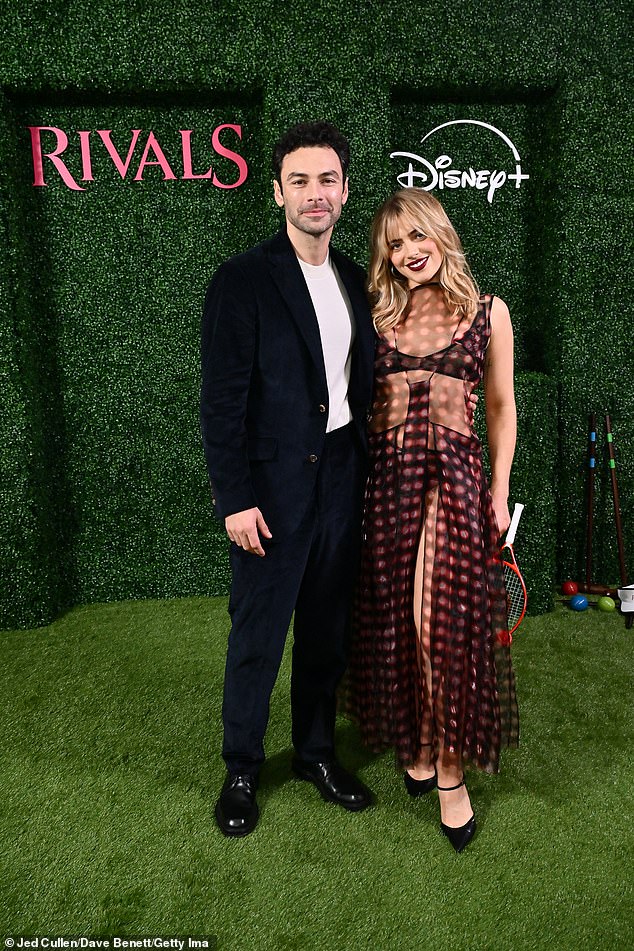 Aiden Turner who plays journalist Declan O'Hara posed with Bella Maclean who plays his on-screen daughter