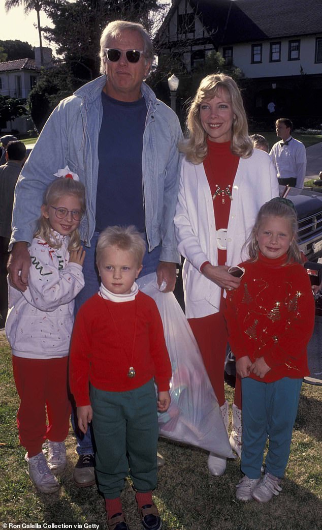 Ely's life was marred by family tragedy, after his son Cameron (pictured as a youth, centre) killed his mother Valerie (pictured, centre-right) in 2016