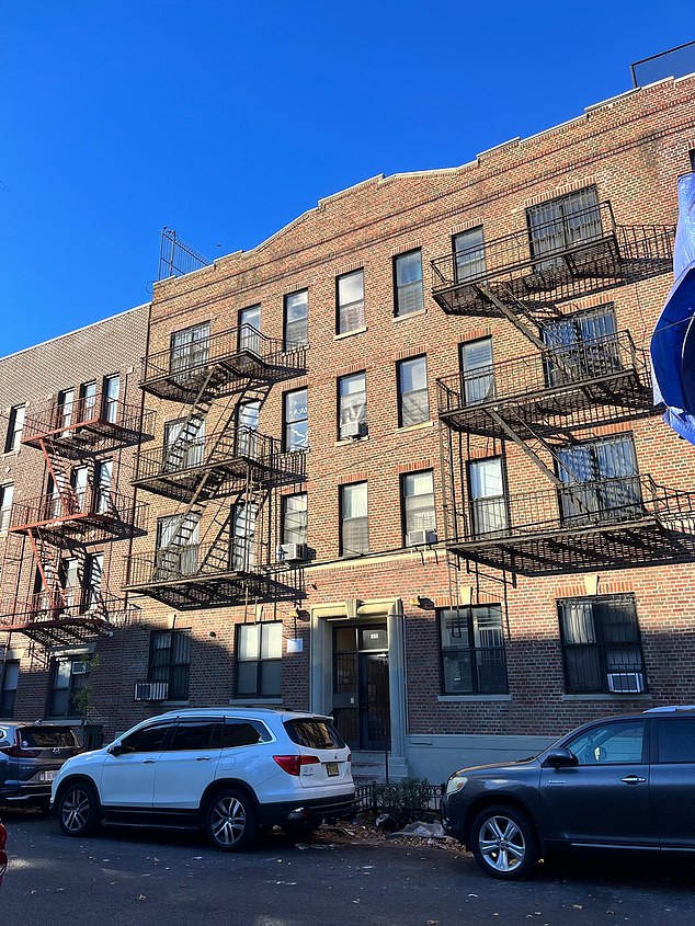 A young Tyson grew up in this apartment block after moving to Brownsville in Brooklyn