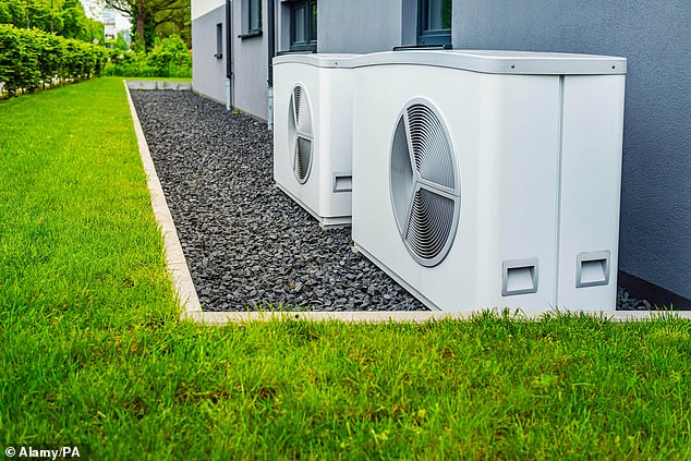 A generic photo of a heat pump outside a home. Start-up heat pump business Aira has blasted the 'ludicrous' rules in place on heat pumps saying they are making things 'much more complicated than it should be'