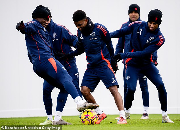 Marcus Rashford (right) was among the stars involved, after being left out of England's squad