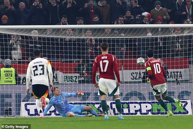 Dominik Szoboszlai pulled off a Panenka penalty deep into stoppage time to earn Hungary a draw against Germany