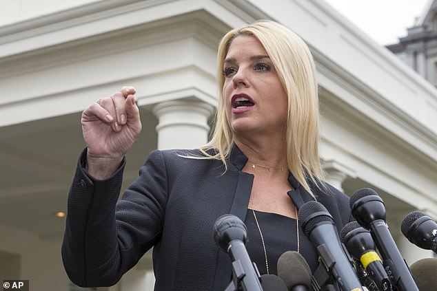 Donald Trump moved quickly to find a new candidate for attorney general on Thursday, announcing the former Florida A.G. Pam Bondi as his pick to head the nation's legal system