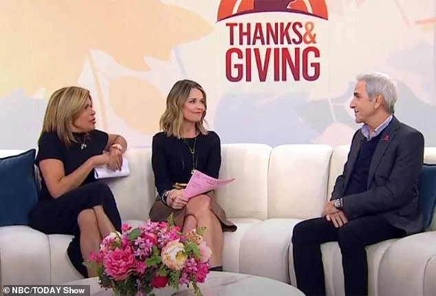 Her brother Tony Thomas took her place on the show with Savannah Guthrie saying: 'For the first time in the 21 years of our series, Marlo is not with us this morning. She¿s taking some time off after the loss of her beloved husband, Phil Donahue'