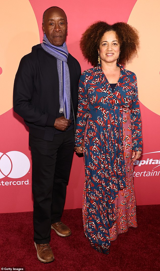 Don Cheadlie, 60, and wife Bridgid Coulter, 56, sweetly walked the red carpet hand-in-hand