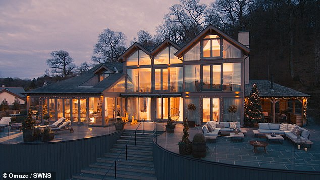 The house - which overlooks Lake Windermere - came mortgage free, with all stamp duty and legal fees covered