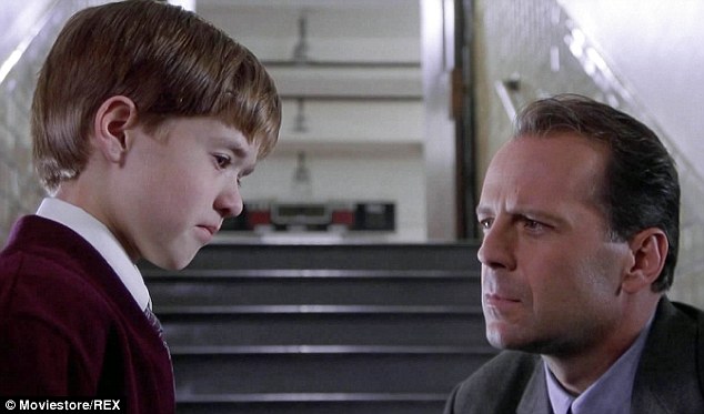 Adorable: He won massive acclaim for his turn as cute psychic Cole opposite Bruce Willis in 1999's The Sixth Sense