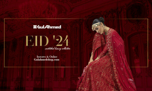 Wrap yourself in Elegance with GulAhmed’s Unstitched Luxury Eid collection