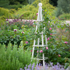 1.9m Garden Wooden Obelisk Pyramid Plant Support Trellis Climbing Frame Outdoor