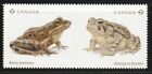 Canada New 2024 Endangered Frogs Booklet Stamps Die Cut Pair MNH