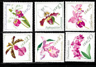 ORCHIDS MNH 1976 DDR GDR Germany complete set FLOWERS flora nature botany plants