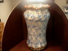 Large RARE Antique 19thC Blue Spongeware Spatterware Umbrella Stand