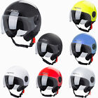 Demi Jet Helmet Moped Motorbike Scooter Visor SonicMoto