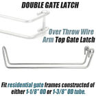 Over Throw Wire Arm Top Gate Latch Chain Link Double Driveway Drive Chainlink