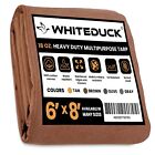 WHITEDUCK Heavy Duty Waterproof Canvas Tarp 18 oz. Industrial and Commercial use