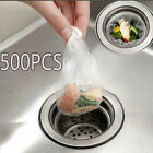 500Pcs Sink Strainer Filter Nets Disposable Kitchen Drain Cover Bag Hair Filter