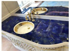 Lapis Lazuli Countertops Slab, Marble Gemstone Bathroom Counter Top Furniture