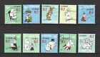 JAPAN 2018 MOOMIN (CARTOON) 82 YEN COMP. SET OF 10 STAMPS IN FINE USED CONDITION