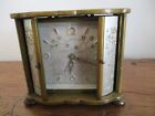 HORLOGERIE ANCIEN REVEIL DE VOYAGE JAZZ A VOLETS DECOR CHINOIS GRAVE DE QUALITE