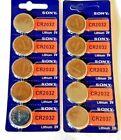 5 Pcs Sony CR2032 Battery 3V Lithium Coin Cell For PC/Laptop/Watch/