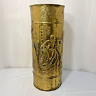 Vintage Brass Umbrella Walking Cane Stick Sword Holder Stand Made In England