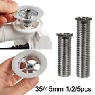 Strainer Kitchen Fixtures Supplies Threaded 1/2/5pcs 35mm 45mm Accessories