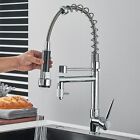 Robinet de Cuisine douche 360° Professionnel Chrome Printemps  évier mitigeur